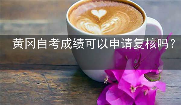 黄冈自考成绩可以申请复核吗?