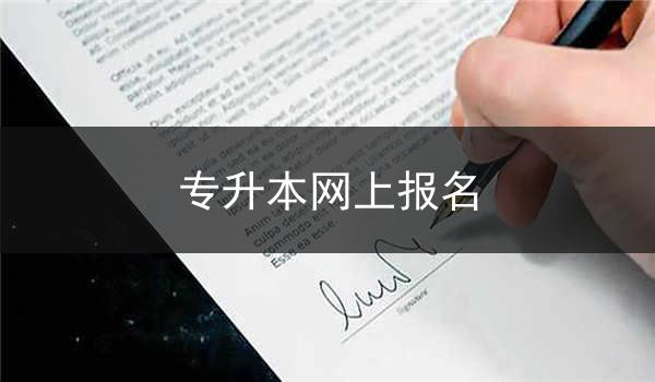 专升本网上报名