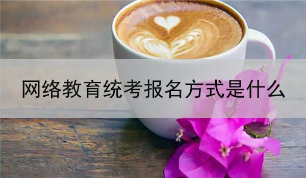 网络教育统考报名方式是什么
