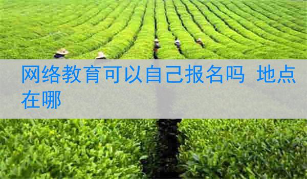 网络教育可以自己报名吗 地点在哪