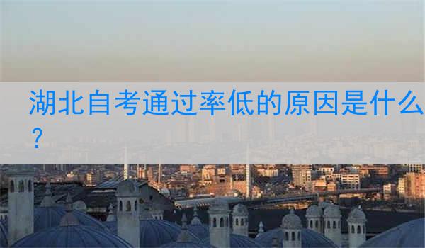 湖北自考通过率低的原因是什么？
