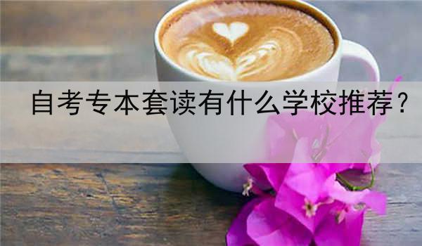 自考专本套读有什么学校推荐？