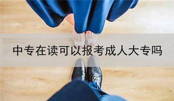 中专在读可以报考成人大专吗