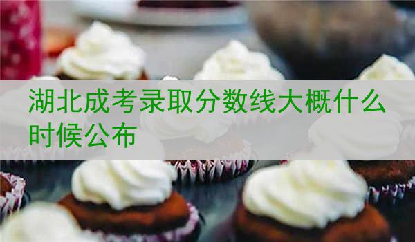 湖北成考录取分数线大概什么时候公布