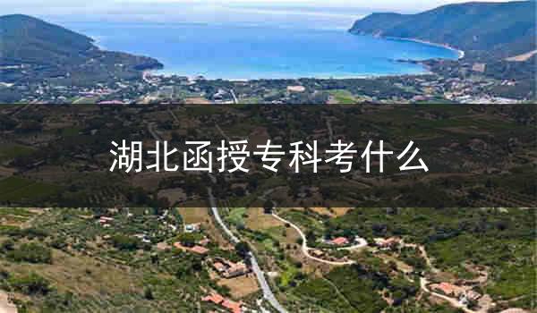 湖北函授专科考什么