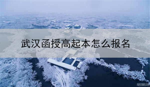武汉函授高起本怎么报名