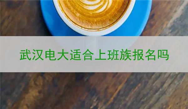 武汉电大适合上班族报名吗