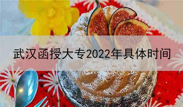 武汉函授大专2022年具体时间