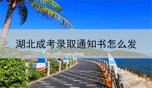 湖北成考录取通知书怎么发