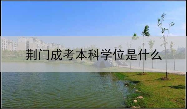荆门成考本科学位是什么