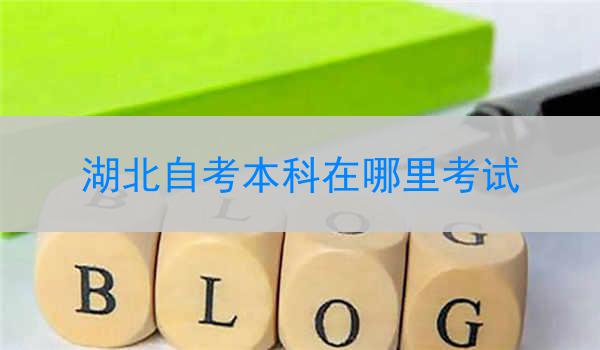 湖北自考本科在哪里考试