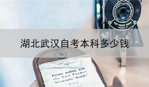 湖北武汉自考本科多少钱