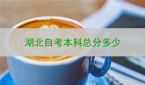 湖北自考本科总分多少