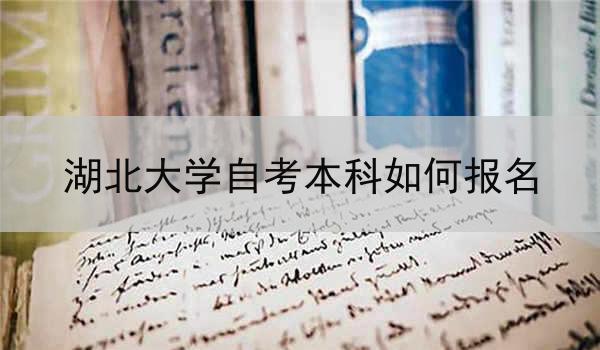 湖北大学自考本科如何报名