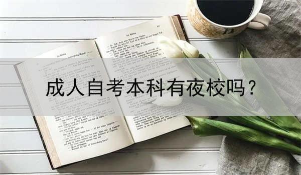 成人自考本科有夜校吗？