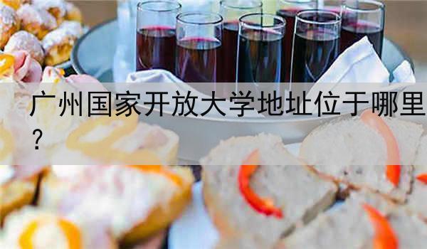 广州国家开放大学地址位于哪里？