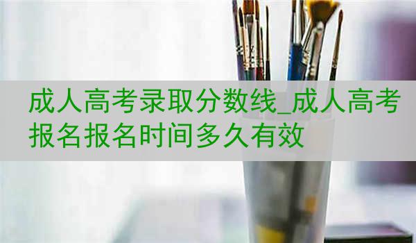 成人高考录取分数线_成人高考报名报名时间多久有效