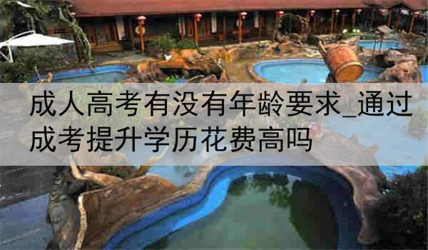 成人高考有没有年龄要求_通过成考提升学历花费高吗