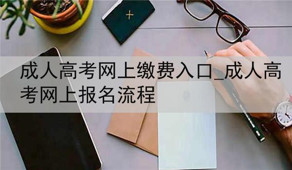 成人高考网上缴费入口_成人高考网上报名流程