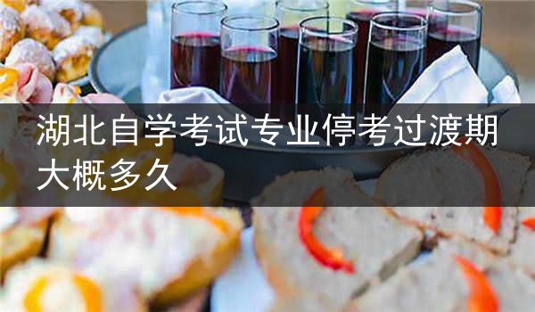 湖北自学考试专业停考过渡期大概多久