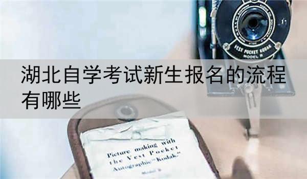 湖北自学考试新生报名的流程有哪些