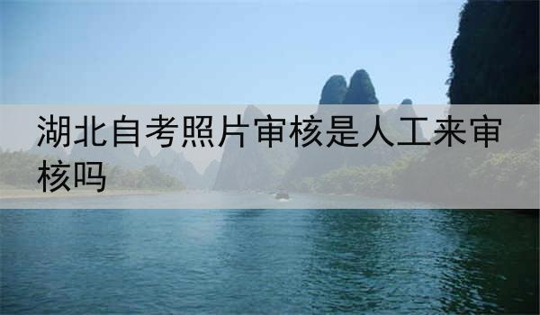 湖北自考照片审核是人工来审核吗