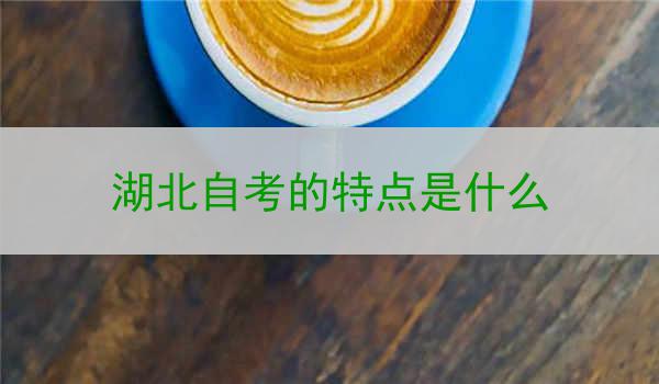 湖北自考的特点是什么