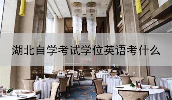 湖北自学考试学位英语考什么
