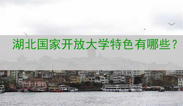 湖北国家开放大学特色有哪些？