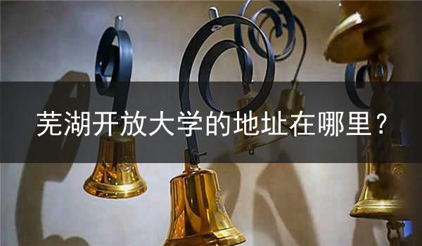 芜湖开放大学的地址在哪里？