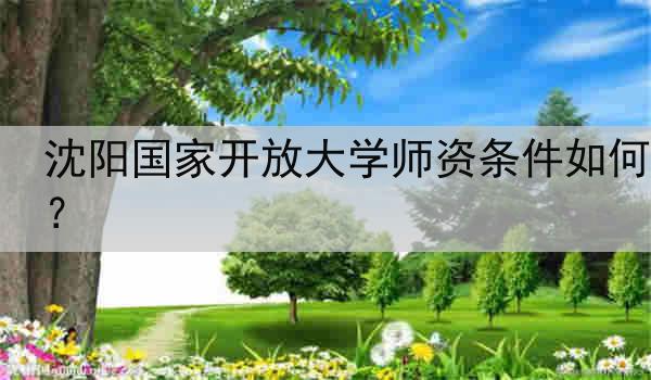 沈阳国家开放大学师资条件如何？