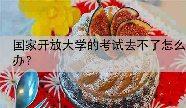 国家开放大学的考试去不了怎么办？