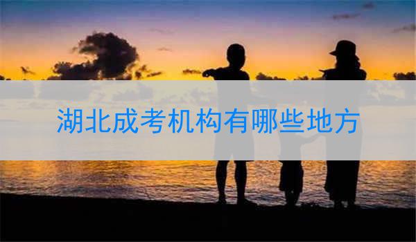 湖北成考机构有哪些地方