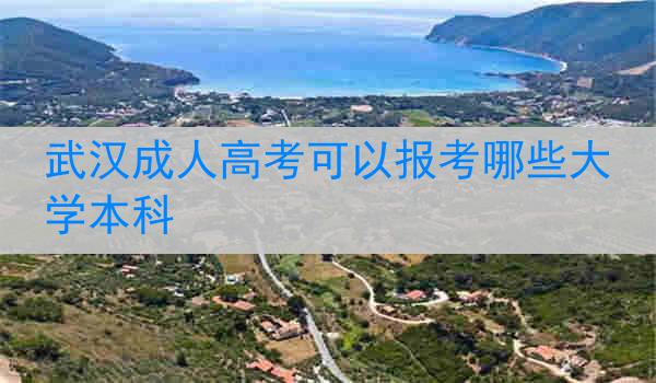 武汉成人高考可以报考哪些大学本科