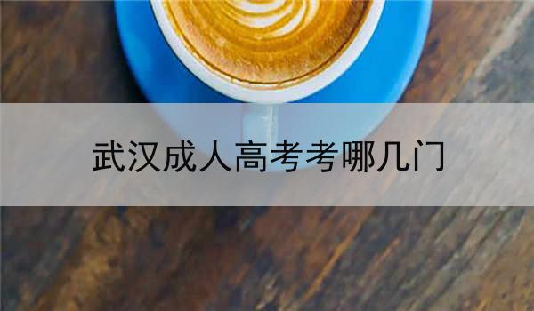 武汉成人高考考哪几门