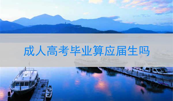 成人高考毕业算应届生吗