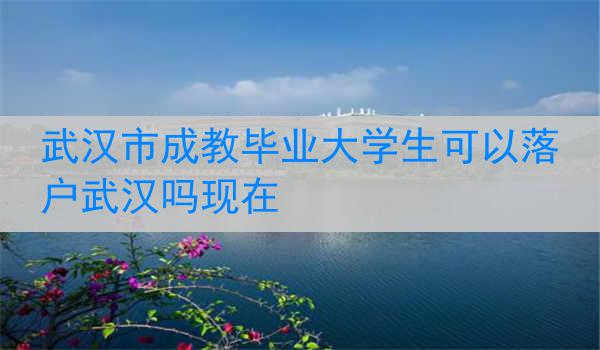 武汉市成教毕业大学生可以落户武汉吗现在