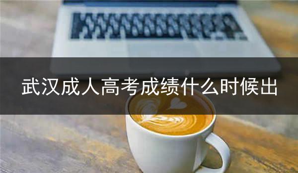 武汉成人高考成绩什么时候出