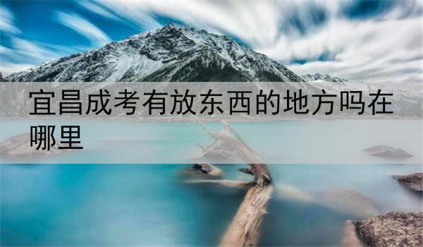 宜昌成考有放东西的地方吗在哪里