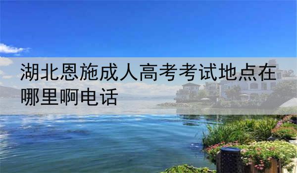 湖北恩施成人高考考试地点在哪里啊电话