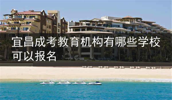 宜昌成考教育机构有哪些学校可以报名