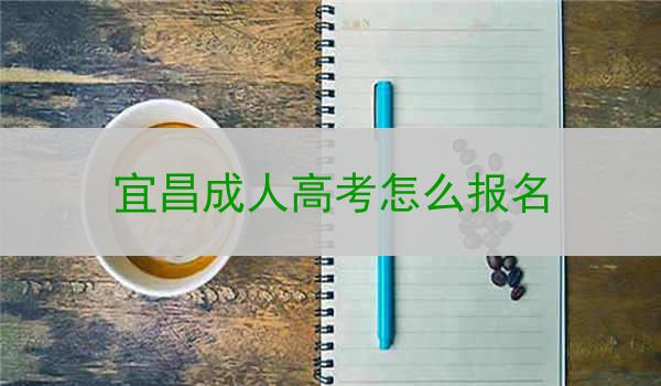 宜昌成人高考怎么报名