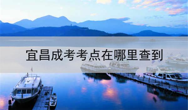 宜昌成考考点在哪里查到