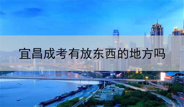 宜昌成考有放东西的地方吗
