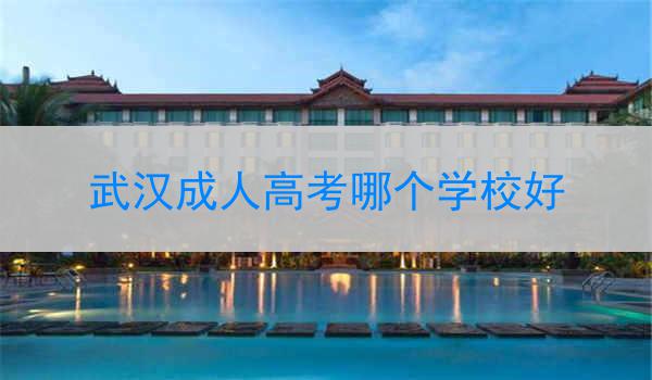 武汉成人高考哪个学校好