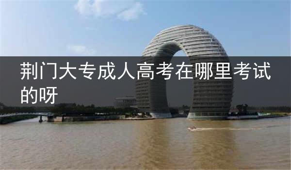 荆门大专成人高考在哪里考试的呀