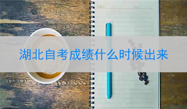 湖北自考成绩什么时候出来