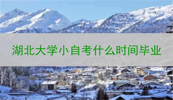 湖北大学小自考什么时间毕业