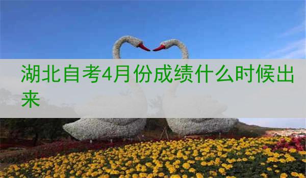 湖北自考4月份成绩什么时候出来