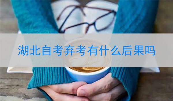 湖北自考弃考有什么后果吗